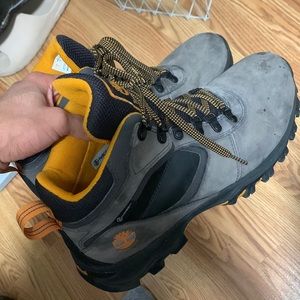 Timberland hiking boots gently used